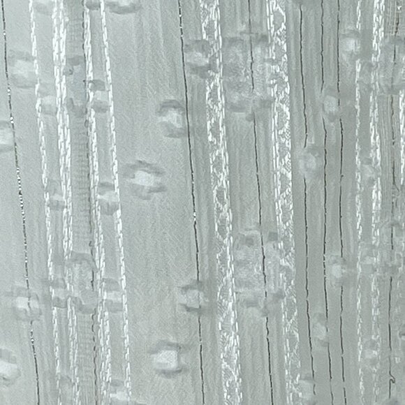 NWT Liz Claiborne Ivory Textured Semi‑Sheer Blouse – Long Sleeve, Plus Size 1X - Picture 9 of 16